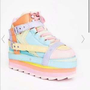 YRU QOZMO Bondage Pastel Platforms